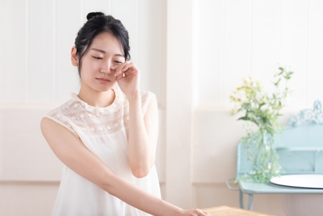 涙の異常による目の乾き